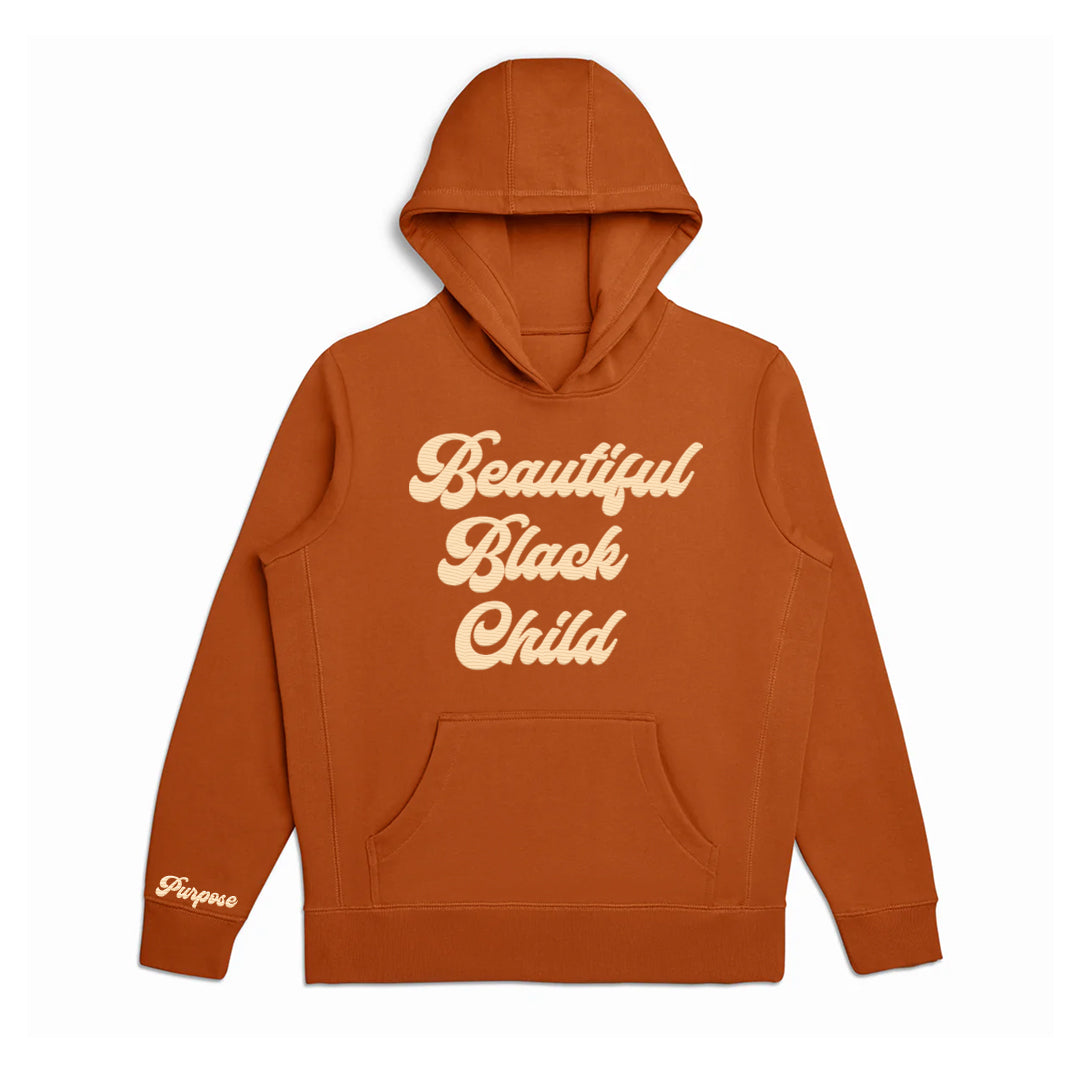 Beautiful Black Child - Burnt Orange Adult Sweatsuit (Unisex)