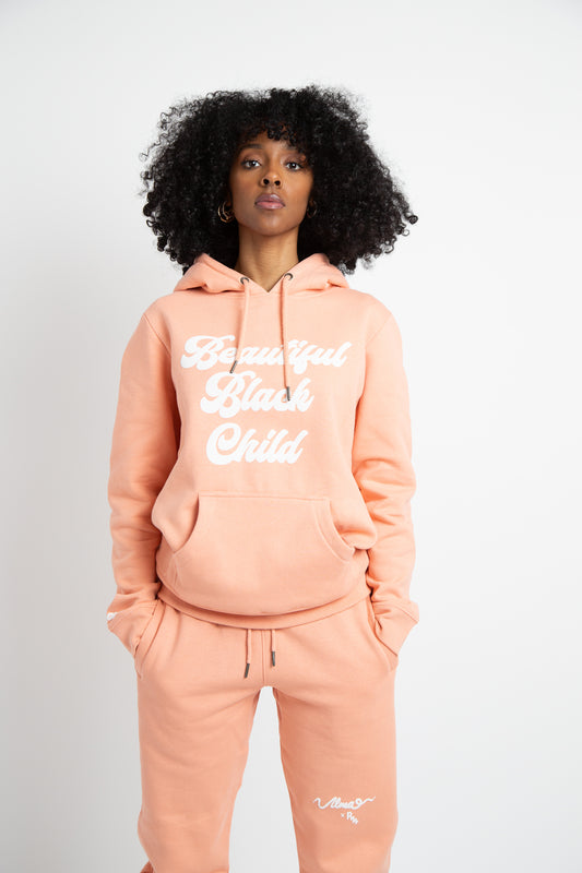 Beautiful Black Child - Salmon Adult Sweatsuit (Unisex)