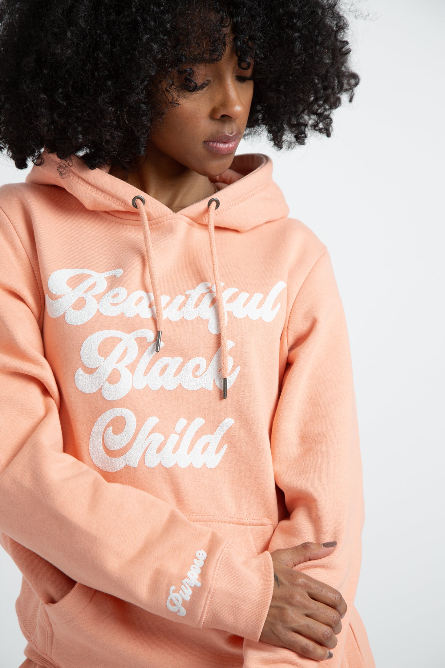 Beautiful Black Child - Salmon Adult Sweatsuit (Unisex)