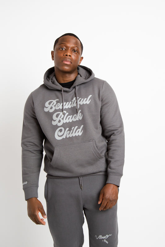 Beautiful Black Child - Grey Adult Sweatsuit (Unisex)