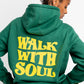 Beautiful Black Child - Green Adult Hoodie (Unisex)