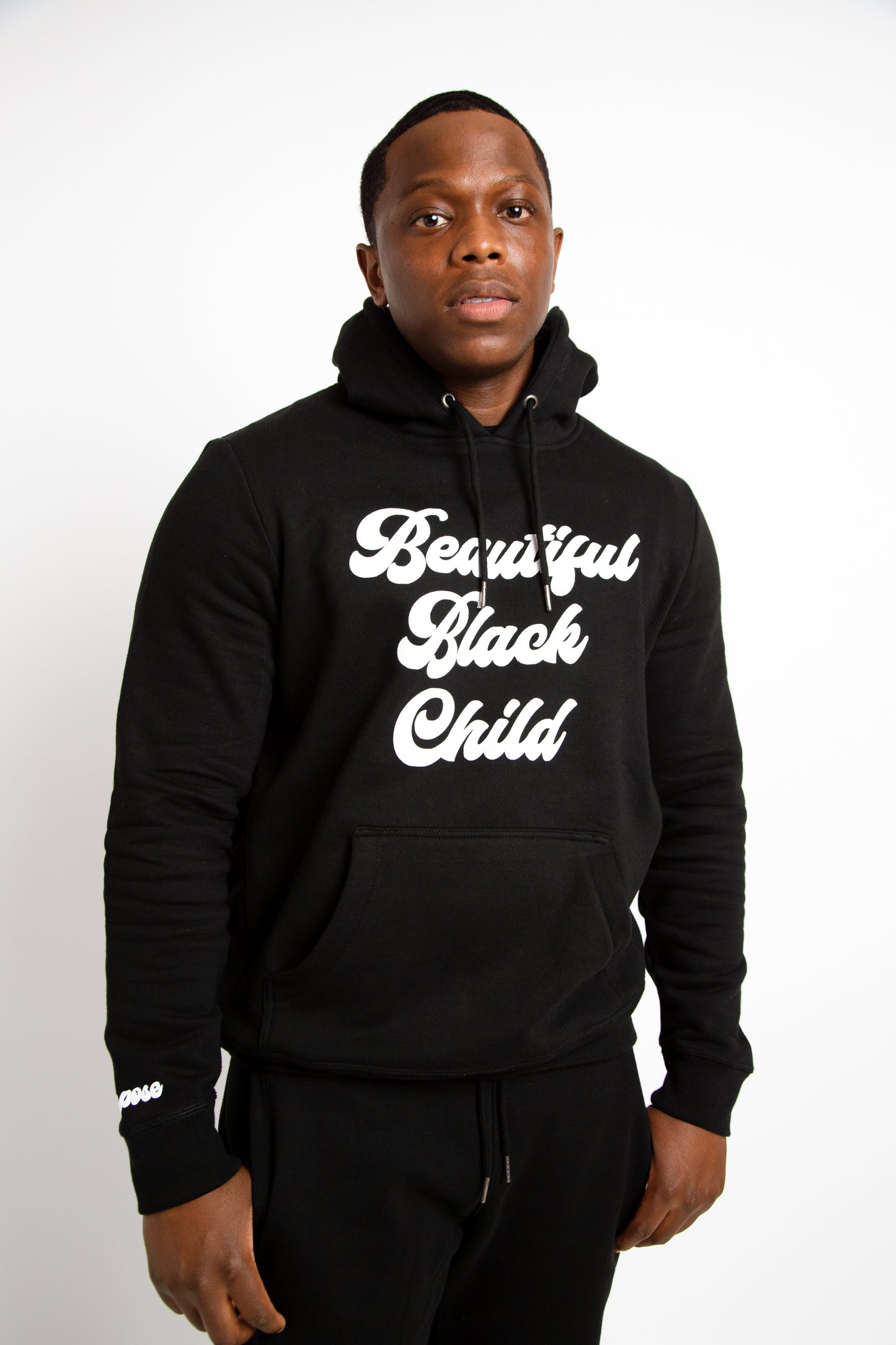 Beautiful Black Child - Black Adult Sweatsuit (Unisex)