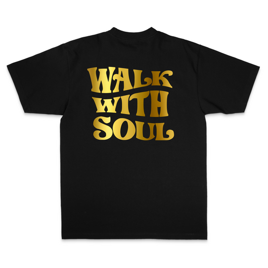 Walk With Soul T-Shirt Black